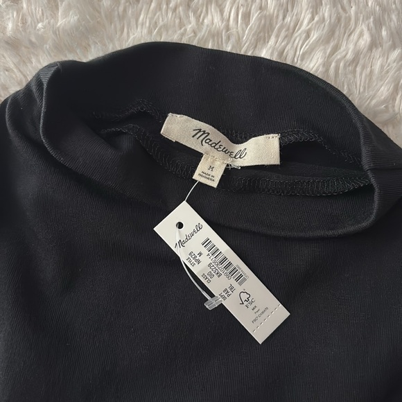 Madewell Mockneck Thong Bodysuit - Picture 5 of 11